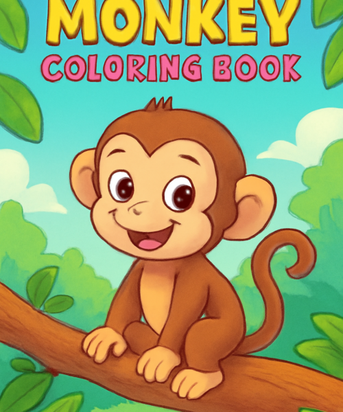 Monkey Coloring Book
