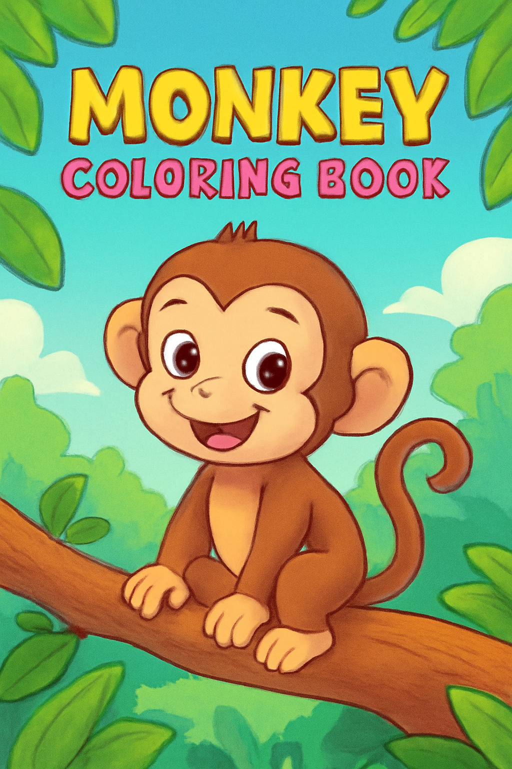 Monkey Coloring Book