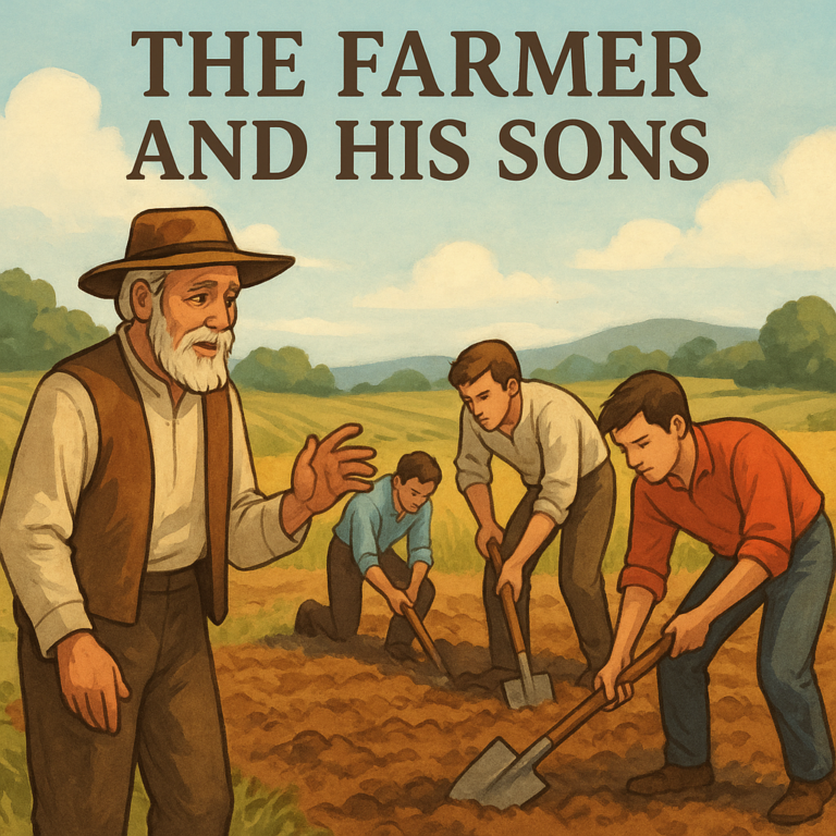 The Farmer and His Sons – Moral Stories for Kids in English